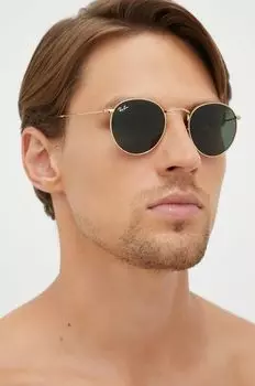 Очки Ray-Ban, золото
