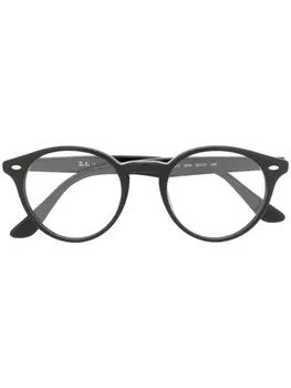 Очки RB2180V в круглой оправе Ray-Ban, черный