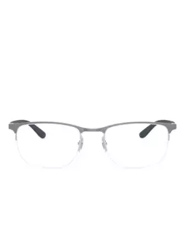 Очки RB6513 в прямоугольной оправе Ray-Ban, серебяный