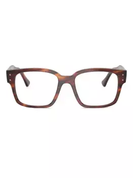 Очки RB7256 в массивной оправе черепаховой расцветки Ray-Ban, коричневый