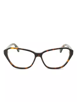 Очки с эффектом черепаховой оболочки Off-White Eyewear, коричневый