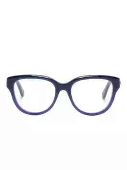 Очки с эффектом градиента Chlo Eyewear, синий