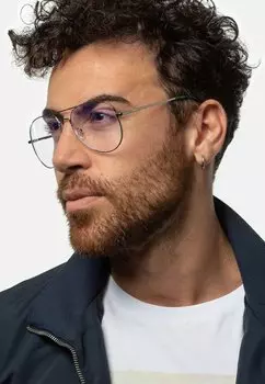 Очки с фильтром синего света HANDEL TWIG, серебро