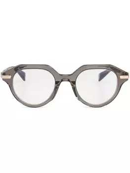 Очки с геометрической оправой Balmain Eyewear, серый