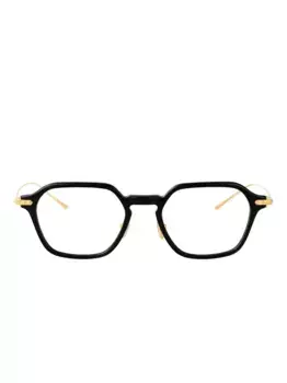 Очки с геометрической оправой Linda Farrow, черный