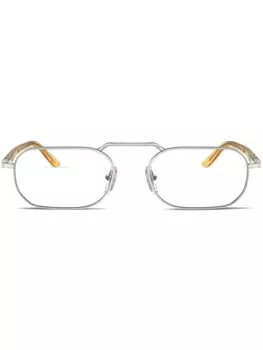 Очки с геометрической оправой Persol, серебряный