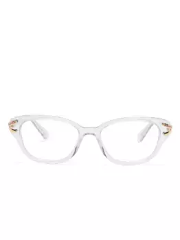 Очки с кристаллами Swarovski, белый