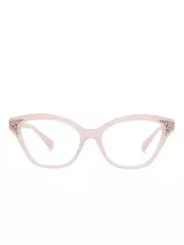 Очки с кристаллами Swarovski, розовый