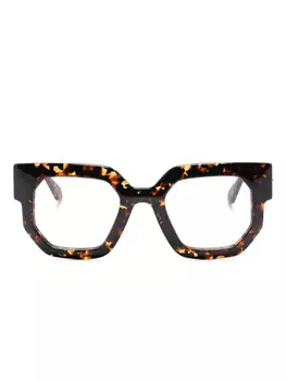 Очки с логотипом Arrows Off-White Eyewear, коричневый