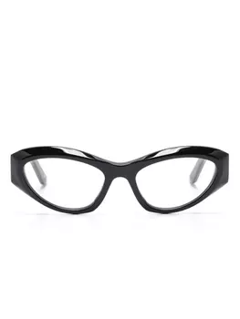 Очки с логотипом Balenciaga Eyewear, черный