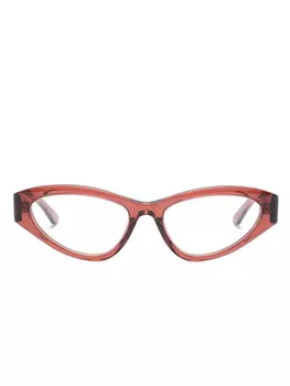 Очки с логотипом Balenciaga Eyewear, коричневый