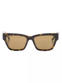 Очки с логотипом Balenciaga Eyewear, коричневый