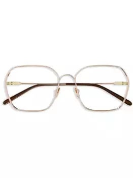 Очки с логотипом Chlo Eyewear, золотой