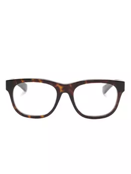 Очки с логотипом Gucci Eyewear, коричневый