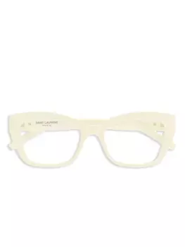 Очки с логотипом Saint Laurent Eyewear, нейтральный
