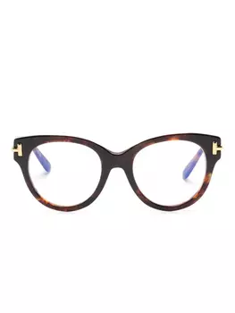 Очки с логотипом TOM FORD, коричневый