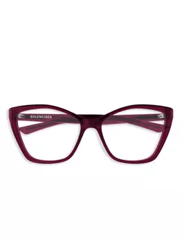 Очки с оптической линзой «кошачий глаз» Balenciaga Eyewear, фиолетовый