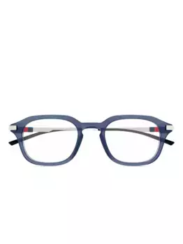 Очки с отделкой Web Gucci Eyewear, синий