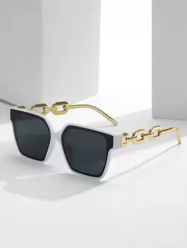 Очки с тонированными линзами, белый