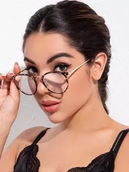 Очки с защитой от синего света, кофейный