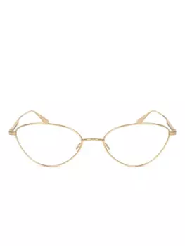 Очки Safilo Team в оправе «кошачий глаз», золотой