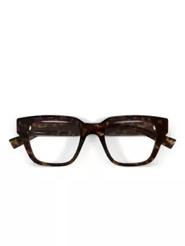 Очки Saint Laurent Eyewear в квадратной оправе, коричневый