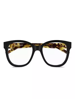 Очки Saint Laurent Eyewear в квадратной оправе, черный