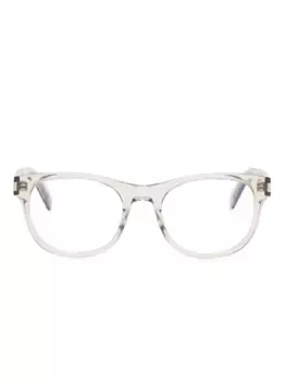 Очки SL663 в квадратной оправе Saint Laurent Eyewear, серый