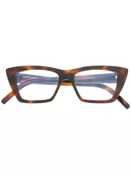 Очки SL 291 Saint Laurent Eyewear, коричневый