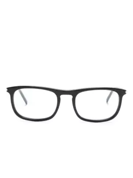 Очки SL 670 в прямоугольной оправе Saint Laurent Eyewear, черный