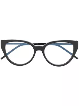 Очки SLM48A в оправе 'кошачий глаз' Saint Laurent Eyewear, черный