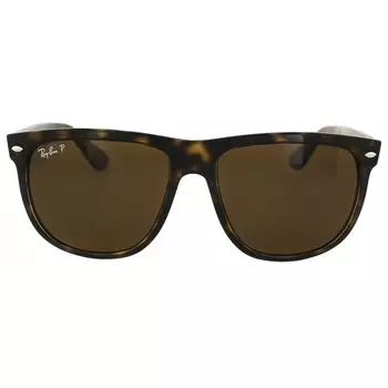 Очки солнцезащитные 4147 710/57 черепаховые поляризованные 60мм Ray-Ban, коричневый