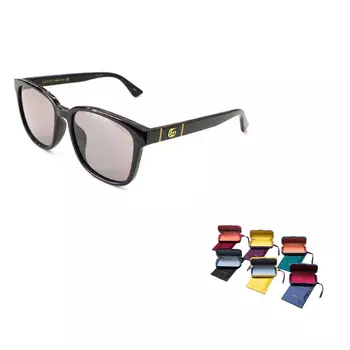 Очки солнцезащитные Gucci Unisex с логотипом, черный