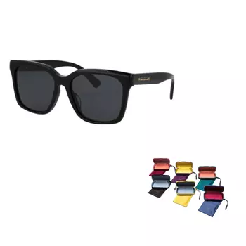 Очки солнцезащитные Gucci Unisex Square Frame, черный