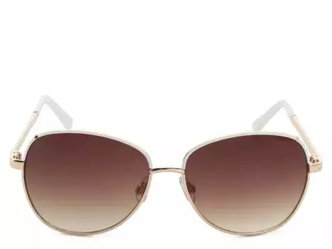 Очки солнцезащитные Ophelia Kelly & Katie, White/Gold Metallic
