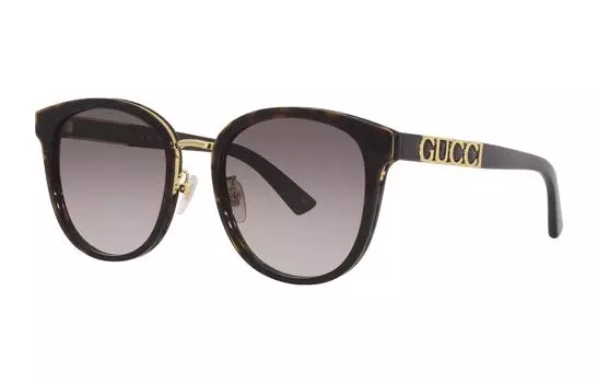 Очки солнцезащитные женские Gucci, коричневый