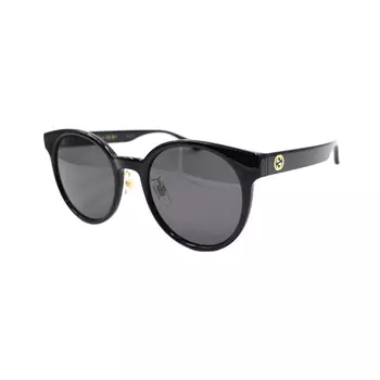 Очки солнцезащитные женские Gucci Round Frame, черный