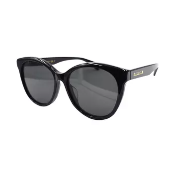 Очки солнцезащитные женские Gucci в форме панто, черный