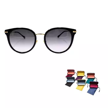 Очки солнцезащитные женские Gucci Wayfarer, черный / темно - фиолетовый