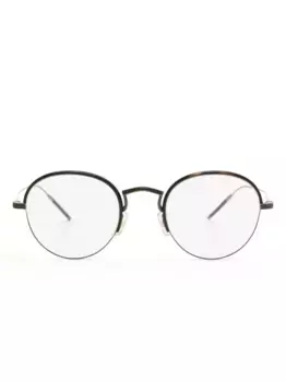 Очки TK-6 в круглой оправе Oliver Peoples, золотой