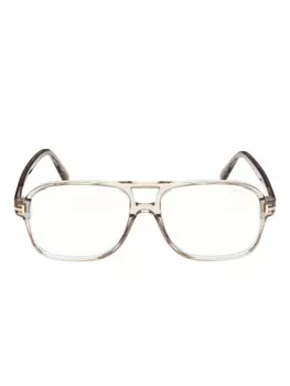Очки TOM FORD Eyewear в оправе навигатора, серый