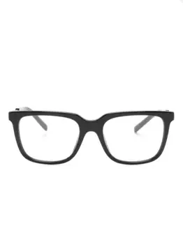 Очки трапециевидной формы GIORGIO ARMANI, черный