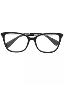 Очки трапециевидной формы Max Mara Eyewear, золотой