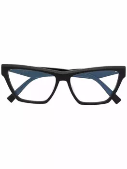 Очки трапециевидной формы Saint Laurent Eyewear, черный