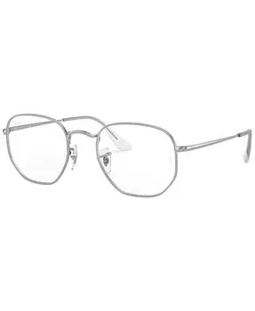 Очки унисекс нестандартной формы Ray-Ban, серебряный