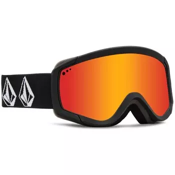 Очки Volcom Attunga, цвет Matte Black Stone/Red Chrome