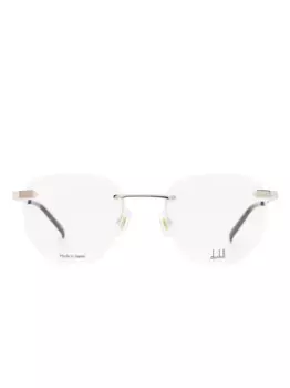 Очки в безободковой оправе Dunhill, золотой