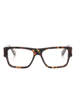 Очки в черепаховой оправе Off-White Eyewear, коричневый