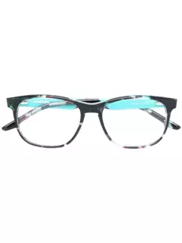 Очки в черепаховой оправе с логотипом Carrera, черный