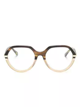 Очки в двух тонах Chlo Eyewear, коричневый